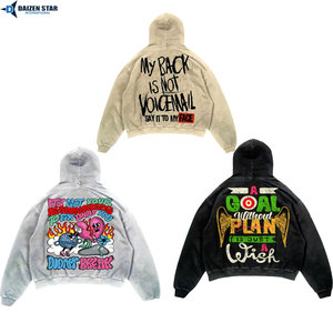 Sudadera con Capucha Lisa al por Mayor, 100% Algodón, Sudadera con Capucha de Felpa, Impresión Personalizada, Logotipo Bordado - Product Image 6