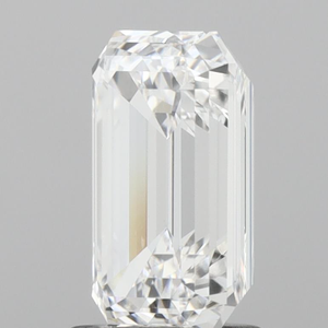 Diamant de laboratoire taille émeraude, couleur D, excellente qualité de polissage et symétrie, pierre précieuse CVD certifiée IGI, pierre lâche pour bague de joaillerie fine - Product Image 1