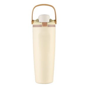 30oz Stainless Steel <b>Double</b> Drink Water Bottle with Carry Handle & Straw - Product Image 1