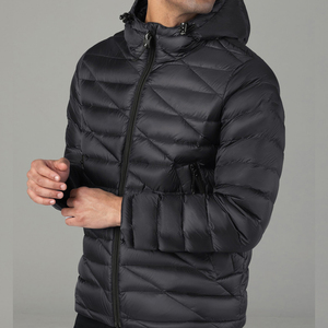Nouvelle conception, veste longue en duvet pour homme de haute qualité, taille plus, doublure en polaire, coupe-vent, manteau chaud pour l'extérieur - Product Image 6