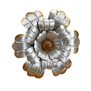 Decoración de Pared de Metal Forjado con Arte Floral, Decoración de Pared para Sala de Estar, Decoración del Hogar, Adorno de Pared Personalizado Hecho a Mano - Product Image 3