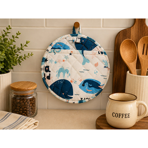 Gant de four matelassé en coton de qualité supérieure |   Gant de cuisine résistant à la chaleur pour la cuisson, la pâtisserie, le barbecue et l'utilisation au four - Product Image 3