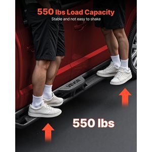 Pedane Laterali Nere in Acciaio al Carbonio da 6 Pollici per Chevy Colorado/GMC Canyon Crew Cab 2015-2025 - Compatibili con i Predellini Laterali - Product Image 5