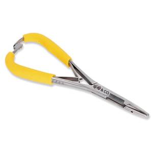 Pinza de Pesca Premium Clásica con Empuñadura Amarilla, Pinza de Pesca con Bloqueo, Herramienta para Quitar Anzuelos de Acero Inoxidable OEM - Product Image 1