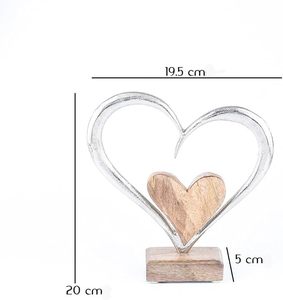 Nueva Decoración Navideña Rústica de Aluminio y Madera para Estantes y Exhibiciones Festivas - Product Image 4