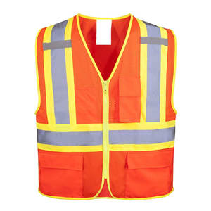 Chaleco de seguridad de malla de primera calidad con cinta reflectante para asistencia en carretera y seguridad al aire libre - Product Image 1