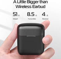 Mikrofon Lavalier Logam Nirkabel 2.4GHz dengan Casing Pengisian Daya USB C, Peredam Kebisingan, Plug and Play, untuk Perekaman Video Android dan Siaran Langsung