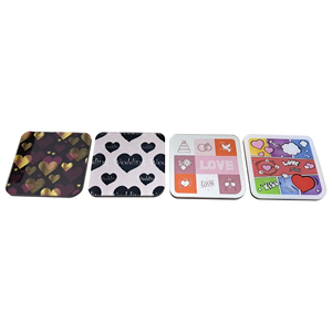 Imán Acrílico Cuadrado Personalizado Colorido para Refrigerador, Corazones, Recuerdo de Boda, Adhesivo Magnético, Regalo - Product Image 5