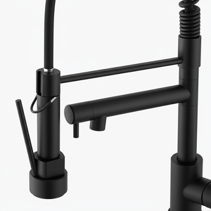 Rubinetto da Cucina Monocomando con Doccetta Estraibile, Controllo Touch, Acciaio Inox Lucido, 2 Funzioni, Collo Flessibile, Monoforo - Product Image 3