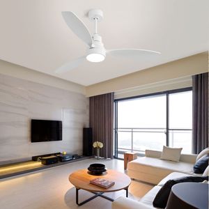 Ventilatore da Soffitto LED Integrato da 52 Pollici con 3 Pale in Legno, Kit Luce e Telecomando a 6 Velocità - Product Image 6