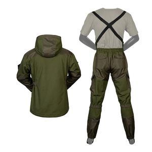 Uniforme de chasse en toile imperméable léger pour hommes, toutes saisons, respirant, camouflage, vêtements tactiques d'extérieur - Product Image 2