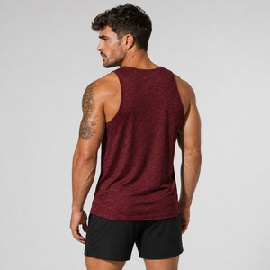 Camisetas de Tirantes para Fisicoculturismo, Entrenamiento Muscular, Gimnasio, Deportivas, de Poliéster, Secado Rápido, Transpirables, Precio Económico - Product Image 5