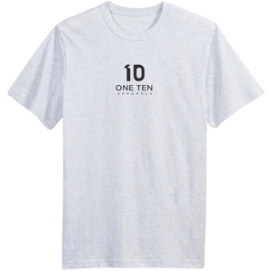 Camiseta de Hombre de Peso Medio, Color Gris Jaspeado, Algodón Premium, Manga Corta, Cómoda, Transpirable, Informal, Lisa - Product Image 1
