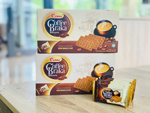 บิสกิตกาแฟ ลิบรา บราคา 150 กรัม คุกกี้กรอบ ดิจิสทีฟคุกกี้ ผลิตในเวียดนาม ด้วยสารสกัดจากกาแฟ - Product Image 1