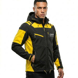 High Quality Outdoor <b>Racing</b> <b>Jacket</b> Softshell Hooded Windproof Waterproof Performance <b>Jacket</b> Men - Product Image 5