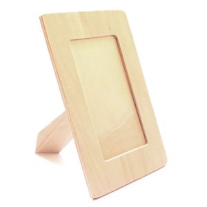 Handmade Handcrafted Eco-Friendly Wooden Photo <b>Frame</b> with Full Color Vertical <b>Wall</b> Mount - Product Image 3
