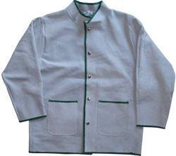 Chaqueta de Soldadura Unisex Ecológica de la Mejor Calidad con Mangas y Pechera de Cuero Vacuno, Tallas y Logotipo Personalizables - Product Image 6