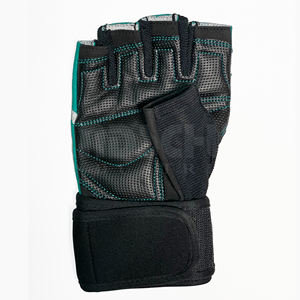 Guantes Deportivos de Medio Dedo con Logotipo Personalizado HANDSCHUHE INDUSTRIES, Transpirables, de PU, para Entrenamiento, Dominadas, Soporte para Muñeca, Guantes de Peso Unisex - Product Image 5