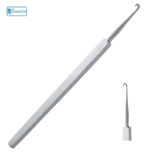 เครื่องมือผ่าตัดแบบดึงผิวหนัง Wiener Hook สำหรับการผ่าตัดทั่วไป ได้รับการรับรองมาตรฐาน CE ผลิตจากสแตนเลสสตีล ใช้งานด้วยมือ - Product Image 1