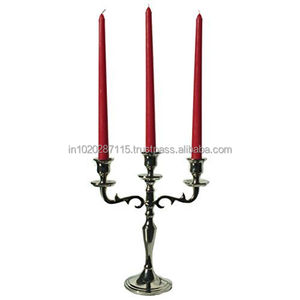 Centro de mesa de candelabros de metal dorado de estilo vintage para decoración de mesa de banquete durante celebraciones de vacaciones o Navidad - Product Image 5