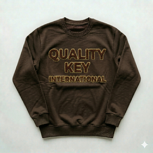 Premium Cotton Crewneck Sweatshirt Custom Embroidery Logo Wholesale <b>Men's</b> Hoodies & Sweatshirts - Product Image 2