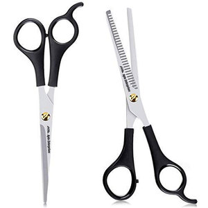Juego de Tijeras Profesionales para Cortar Cabello de 6.5 Pulgadas, Tijeras de Acero Inoxidable Premium con Tijeras de Adelgazamiento Dobles de Filo Afilado - Product Image 4