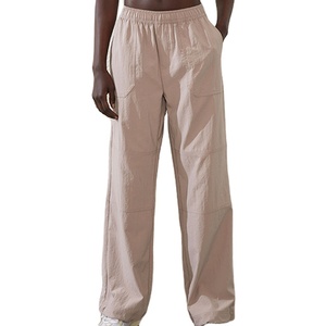 Pantalones Cargo de Algodón 100% para Mujer, Estilo Urbano, Alta Calidad, Venta al Por Mayor, Personalizados, Tallas Grandes, Ropa de Trabajo Ligera, Talla Regular - Product Image 1