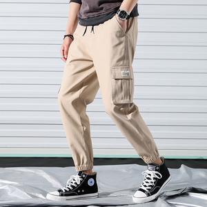 Custom Acid Wash Cargo Pants Vintage Streetwear Cargo <b>Trousers</b> Heavyweight Cotton Custom Logo Embroidery OEM ODM Wholesale - Product Image 2