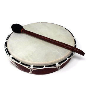 Wholesale Hand Held Birch Tambourine <b>Drum</b> 6 Inch Metal Jingles Percussion Gift Handmade Single Layer Tribal Shamanic Maple March - Product Image 1