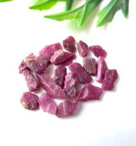 Natural Ruby Rough Gemstone Red Corundum <b>Crystal</b> <b>Raw</b> July Birthstone Untreated Stone Jewelry Making Wholesale Bulk Supply - Product Image 4