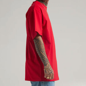 Custom Logo <b>Wholesale</b> Bulk Heavyweight Streetwear T Shirt Blank Plain 280gsm Cotton Boxy Fit Tee Factory Price T Shirts - Product Image 2