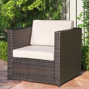 Juego de sofás de mimbre de estilo moderno para exteriores, muebles de mimbre de caña de jardín caliente para Patio trasero, Villa, para sala de estar, áreas de recepción - Product Image 1