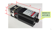 Ismartlaser Nouveau module de diode laser semi-conducteur à point rouge haute puissance 1,5 W 638 nm 1000 mW, mise au point réglable, DC12V, aluminium anodisé