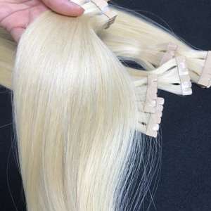 ผมต่อ100% สี613มินิเทปลอนผมตรงสไตล์ธรรมชาติสีธรรมชาติ - Product Image 3