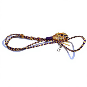 เชือกสำหรับพระสงฆ์แบบมีพู่ห้อยทำด้วยมือสีม่วงและทอง - Product Image 2