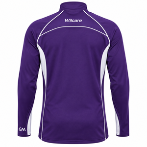 เสื้อกีฬาแขนยาวผู้ชายวิลแคร์สีกรมท่า-เหลือง แบบซิปครึ่งตัว ระบายอากาศได้ดี เสื้อทีมสีกรมท่า-เหลือง เสื้อกีฬาแขนยาว - Product Image 3