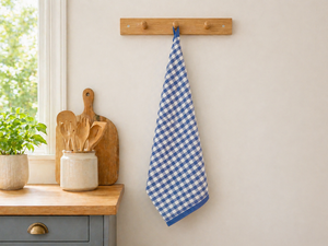 100% Cotton Checkered <b>Kitchen</b> <b>Towel</b> Absorbent Quick Dry <b>Hand</b> <b>Towel</b> Soft Woven Tea <b>Towel</b> for Home Use - Product Image 2