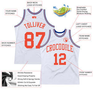 Maillot de basket-ball américain blanc personnalisé, débardeur en polyester respirant, veste de sport avec nom et numéro, tenue d'équipe pour hommes, basket-ball - Product Image 2