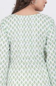 เสื้อผ้าผู้หญิงคุณภาพเยี่ยม งานฝีมือพื้นเมือง ผ้าฝ้ายทอมือ พิมพ์ลายบล็อก เป็นมิตรกับสิ่งแวดล้อม ระบายอากาศได้ดี เหมาะสำหรับใส่ลำลองในฤดูร้อน มีจำหน่ายในราคาที่ดีที่สุด - Product Image 3