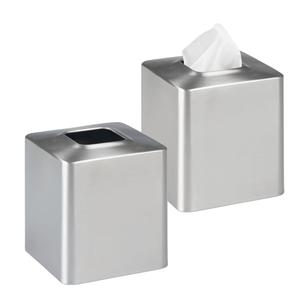 Porte-boîte à mouchoirs élégant en métal noir, distributeur de serviettes de forme carrée moderne pour la décoration de bureau à la maison et à l'hôtel - Product Image 6