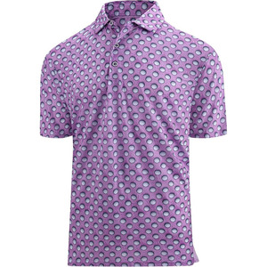 Camiseta de Golf para Hombre con Estampado de Salpicaduras de Pintura, Estilo Juvenil, Deportiva, con Cuello, de Alto Rendimiento - Product Image 1