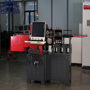 Máquina de Doblado de Alambre CNC 3D de Alta Velocidad, Equipo Automático de Conformado de Alambre de Acero Inoxidable/Aluminio con PLC, Hoilda 20TNT - Product Image 4