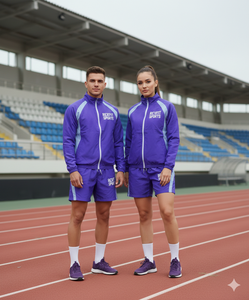 Ensemble de survêtement de sport réfléchissant pour homme Rexfit Sports Bulk Supply, coupe-vent court, vente en gros - Product Image 3