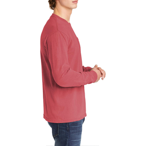 Premium Long Sleeve T-<b>Shirt</b> for Men Custom Design 100% Cotton Breathable <b>Moisture</b> <b>Wicking</b> O-Neck Long Sleeve T <b>Shirt</b> - Product Image 3