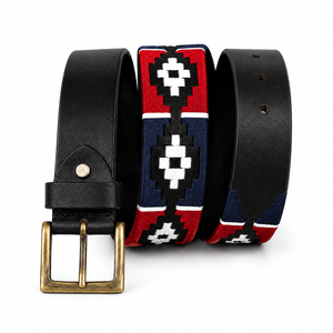 Cinturón de Polo de Cuero Argentino Premium, Hecho a Mano, con Bordado, Unisex, Precio al por Mayor - Product Image 3