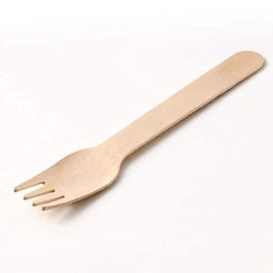 Heavy Duty <b>Compostable</b> Birchwood 155mm Forks for Hot and Cold Foods Snack Forks for Cafes and Dessert Counters Food Service 2026 - Product Image 2