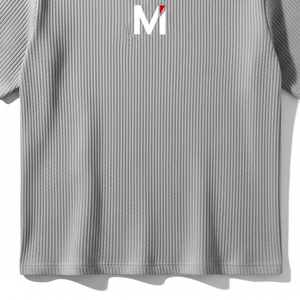 T-shirt Boxy Minimaliste Homme Uni Oversize Épaules Tombantes Streetwear Coton Haute Qualité Personnalisable - Product Image 3