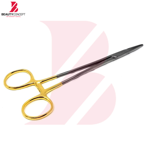Pinzas Quirúrgicas Kelly de Acero Inoxidable con Mango Dorado, Excelente Proveedor, Servicio OEM ODM, Producto de Primera Calidad - Product Image 6