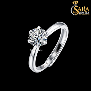 Anillo de Moissanita Corte Princesa VVS de Alta Demanda: Claridad y Brillo Deslumbrantes para el Propuesto Perfecto, Disponible para Exportación - Product Image 1