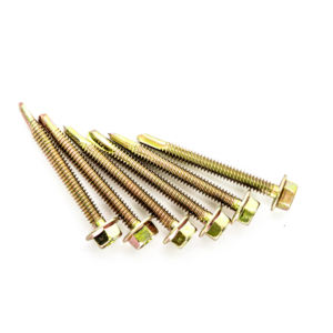 Tornillo Autoperforante de Cabeza Hexagonal, Clase 8, Acero al Carbono, Galvanizado, Fosfato de Zinc, Rosca Estándar, Marca PDC, Tornillo Tek, Pulgadas, Duradero - Product Image 3